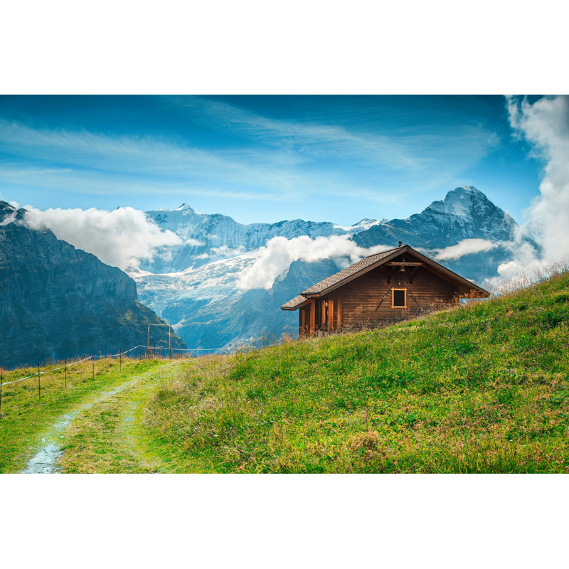 Alpine Summer Pasture par Janoka82 - Photographie sur toile tendue, L 18 po x H 12 po