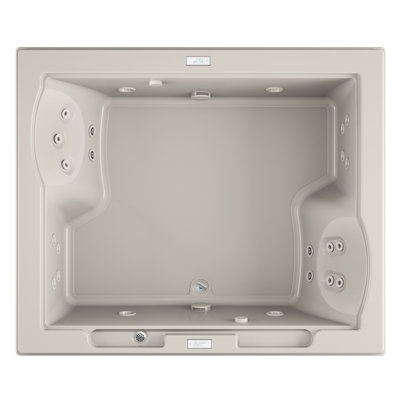 Fuzion® 71.75" x 59.75" Drop in/Undermount Whirlpool Bathtub