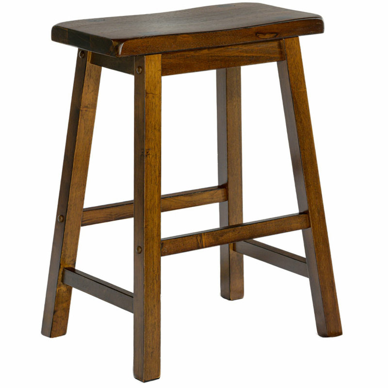 Tabouret de bar, Espresso, Petit tabouret (siège d'une hauteur de 18 po)
