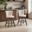 Ensemble de 4 tabourets de bar 26 po Beige