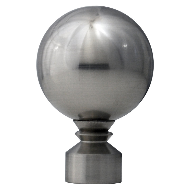 Tringle à rideaux simple, 28 po à 48 po de largeur, Étain