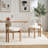 Wooden Dining Chairs Set of 2, Modern Fabric Upholstered Dining Room Chair Kitchen Chairs, Farmhouse Dinner Chair for Kitchen Dining Room