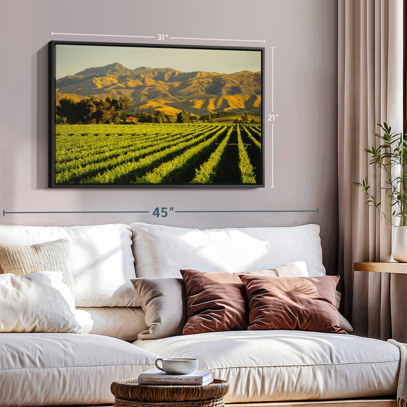 Nature "Art mural Blenheim Vineyard", H 21 po x l 31 po