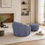 Fauteuil à billes avec repose-pieds-393004109