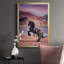 Sunlit Horses II, reproduction d'art encadrée-1850412456-1850412459