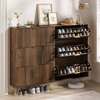 36 Pair Shoe Storage Cabinet