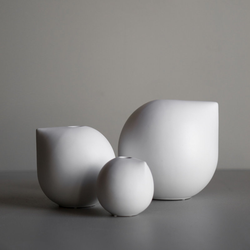 Vase de table Albis, H 5,91 po x l 5,91 po x P 5,91 po