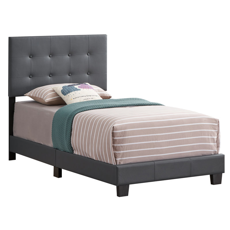 Lit Gld Furniture Caldwell G1306-QB-UP, Simple, Gris foncé