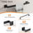  4 - Piece Bathroom Hardware Set, SUS 304 Stainless Steel, Rust-Resistant, Quality-Tested-124010720