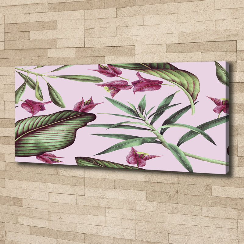 Tropical Flowers - No Frame Painting on Canvas