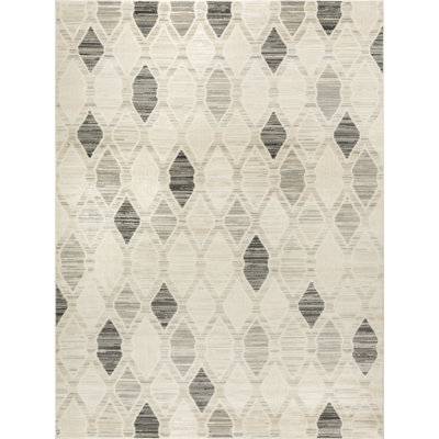 Ebern Designs Hornsey Beige Grey Modern Indoor Rug