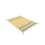 Azizi Striped Hand Woven Cotton Yellow Rug-62566523