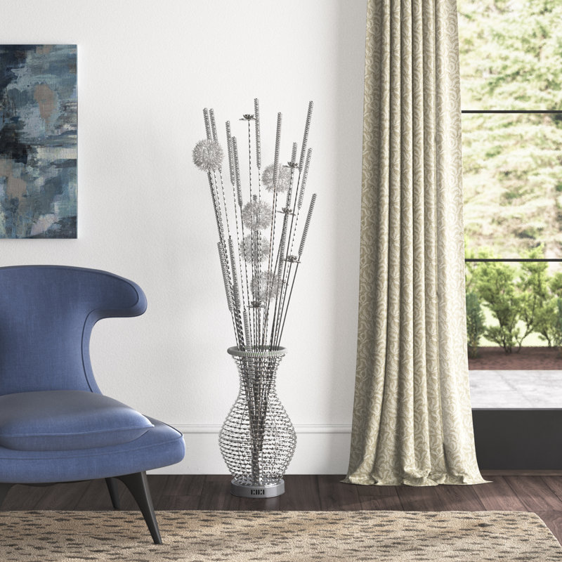 Freund 60.5'' Chrome Novelty Floor Lamp
