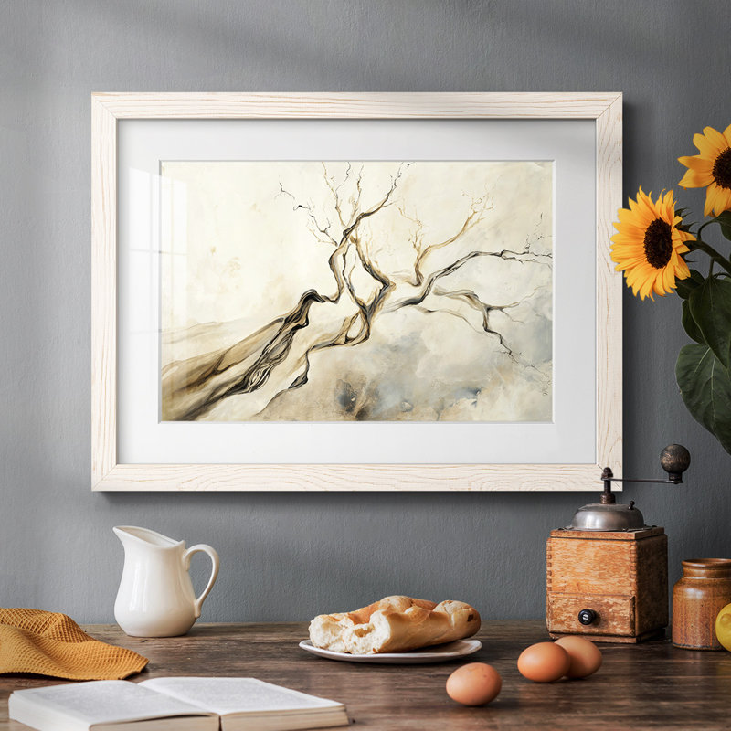 " Twisted Branches ", White