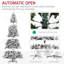 Arbre de Noël artificiel enneigé, 9 pi