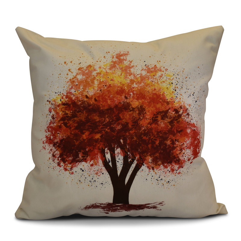 Housse et insert de coussin d'extérieur carré Bount, H 16 po x l 16 po x p 2 po, Marron