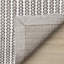 Tapis intérieur en polyester recyclé ivoire Tomoki-1845977887