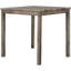 Ensemble de salle à manger de comptoir transitionnel, table de salle à manger carrée 36 pouces avec 4 tabourets (ensemble de 5)