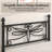 Twin Elegant Metal Platform Bed with Dragonfly Headboard and Footboard, Sturdy and Stable Structure & Under-bed Storage, Easy Assembly, Black-36656542-36656533