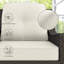 Chaises de patio en osier avec coussins (ensemble de 2)-634580501