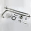 Ensemble de douche autoportante 90 po en acier inoxydable pour l'extérieur-96947987