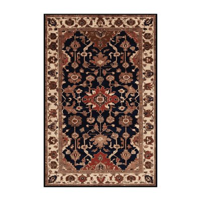Tapis brun lavable à la machine