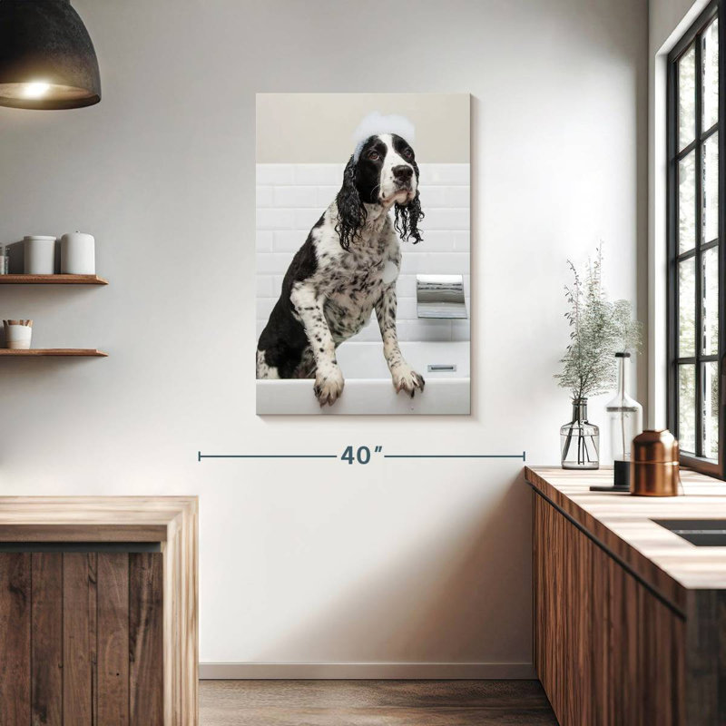 Brampt Bubbly English Spaniel, 39" H x 26" W