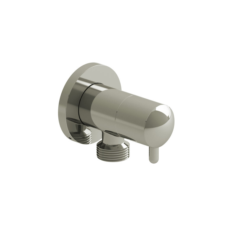 Douchette Riobel avec contrôle de volume intégré, Nickel poli