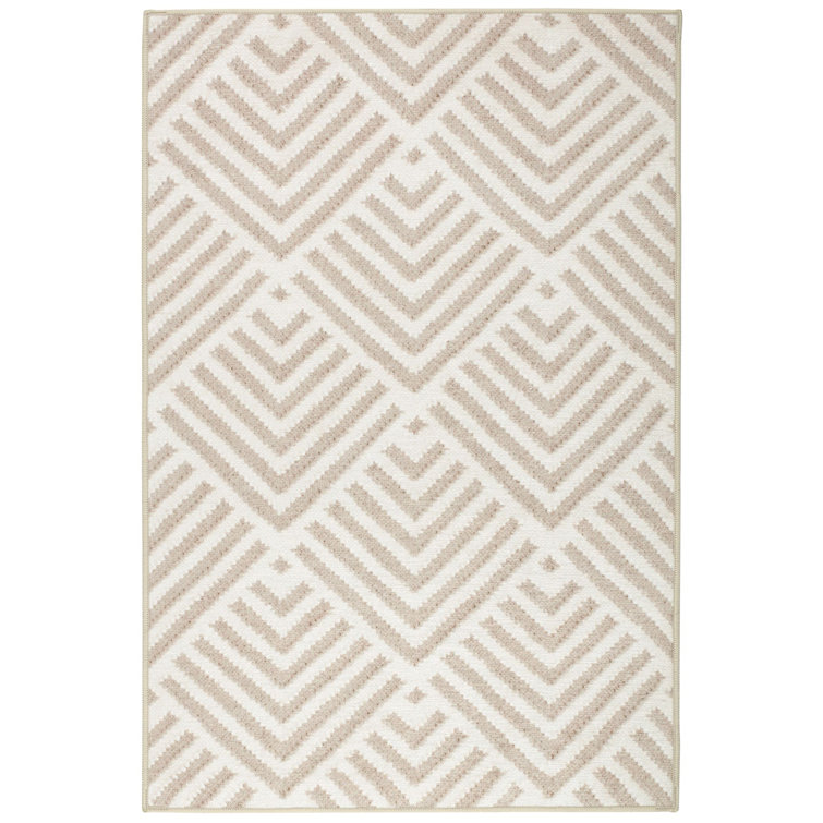 Cleo Cement Machine Washable Rug