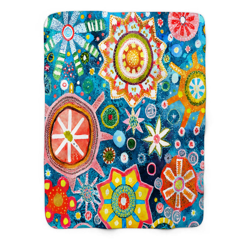 Electric Snow Sparkle Throw Blanket, 50" W x 60" L