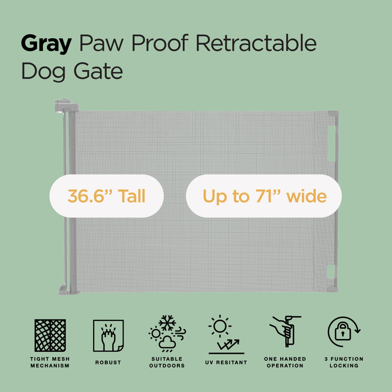 Eldrida Wall Mounted Pet Gate