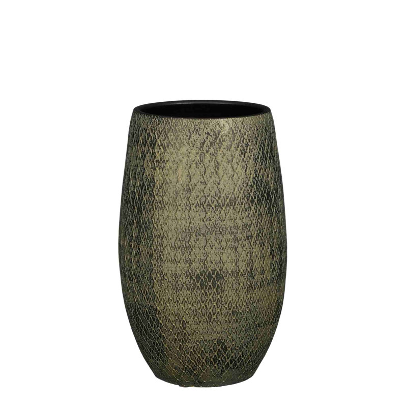 Allimae Ceramic Pot Planter, Green