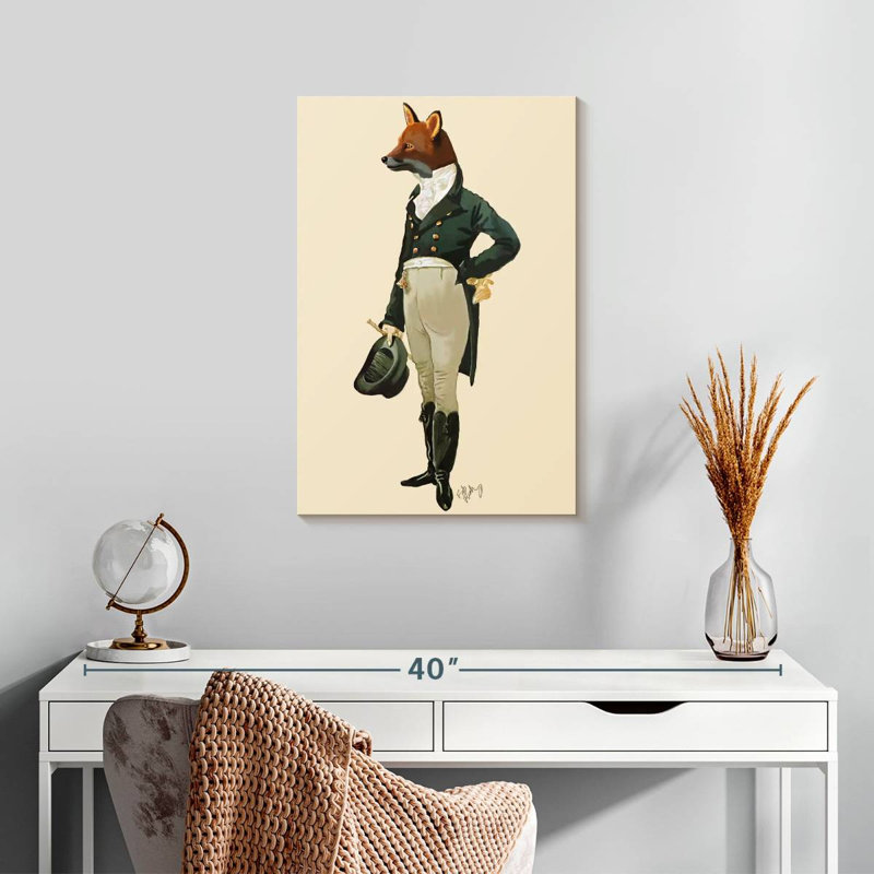 Ketti Dandy Fox, 24" H x 16" W