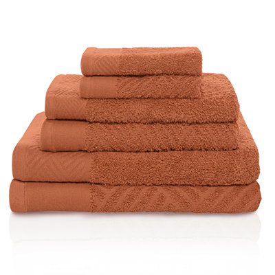 6-Piece Certified Egyptian Cotton Towel Set