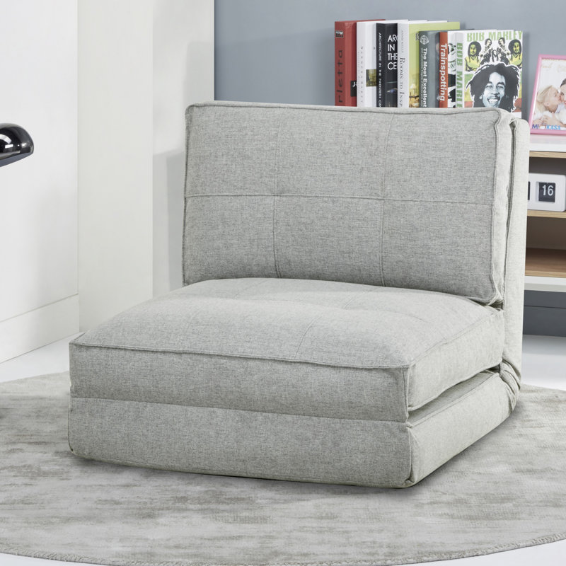 Buttram Chair Bed, Light Grey