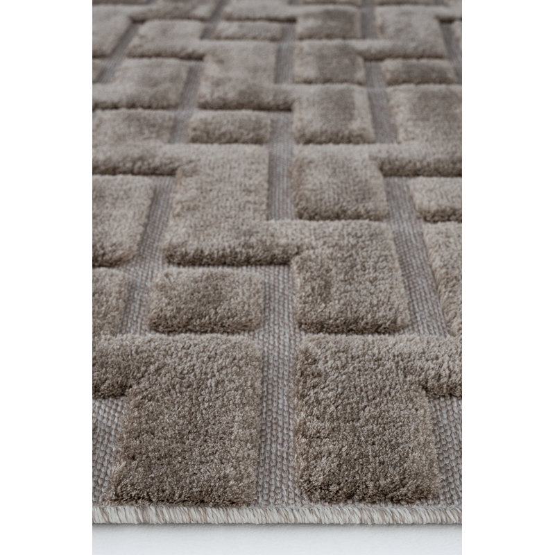Rodner Geometric Machine Made Indoor / Outdoor Area Rug, Runner 3'3" x 13'1"