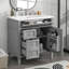 Meuble-lavabo 30 po avec comptoir simple, 2 tiroirs et tiroir basculant
