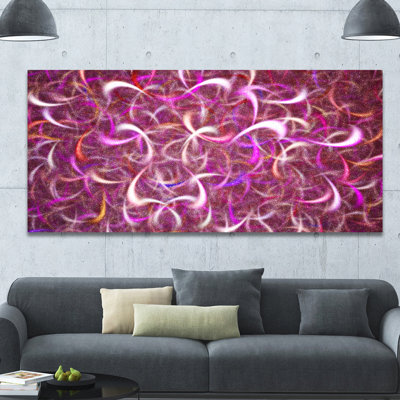 « rose aquarelle fractal pattern », impression sur toile