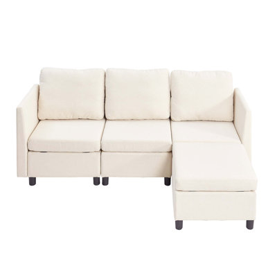 Canapé modulaire Cloud avec rangement caché et conception sécuritaire pour les enfants