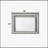 Antares Light Gray Oak Finish Mirror W/Led