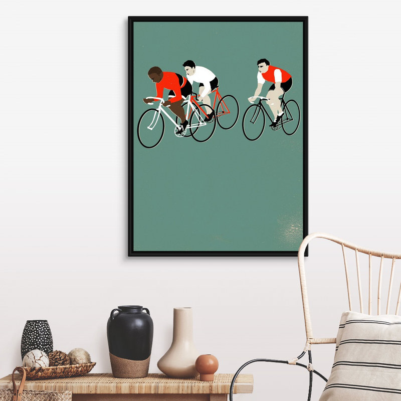 «Mt Green, 2014» par Eliza Southwood - reproduction d'art sur toile, Cadre noir, H 42 po x l 32 po x P 1,75 po