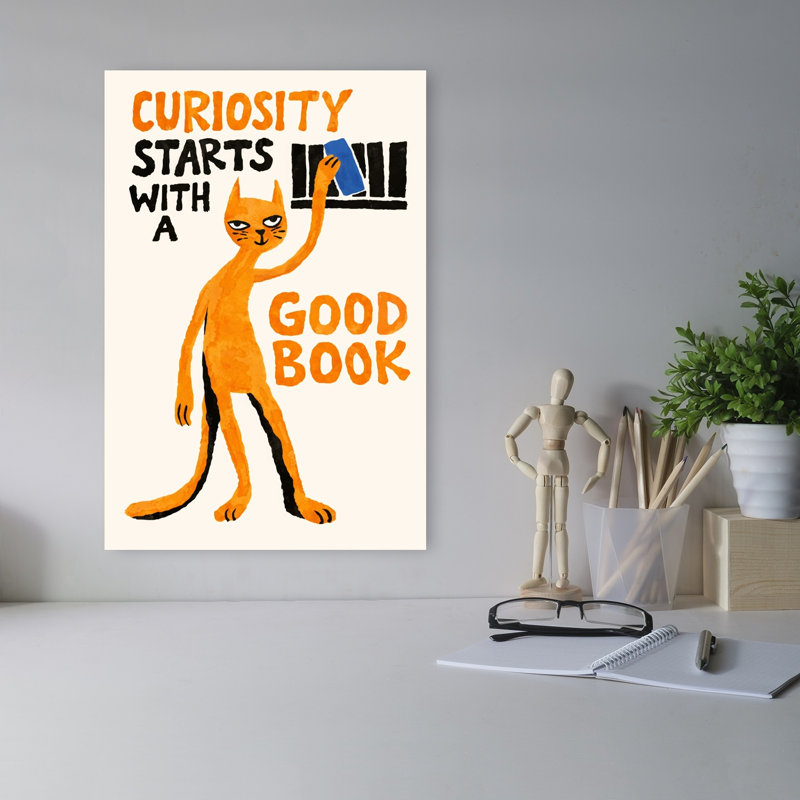 Curious Cat Good Book, H 18 po x l 12 po