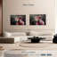 Vache abstraite sur toile-200053807