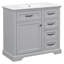 Meuble-lavabo 36 po avec lavabo en céramique-34652286