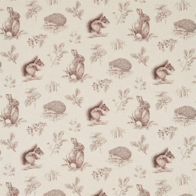 Squirrel & Hedgehog Fabric