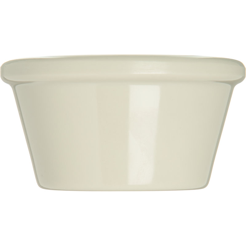 Melamine Smooth Sauce Ramekin, 2 oz, Black