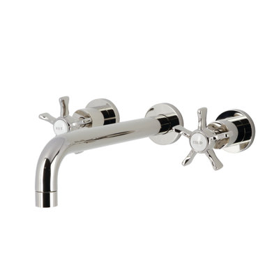 Kingston Brass Hamilton Two-Handle 3-Hole Wall Mount Roman Tub Faucet