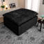 Canapé d'angle modulaire noir en velours côtelé doux avec méridienne confortable, livré monté pour un confort optimal à la maison. Parfait pour moderniser votre appartement.-1672968754-1672968756