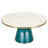 30" Round Coffee Table Glass/Sintered Stone Top With Brushed Rim And Tempered Glass Base-109375842-109375845