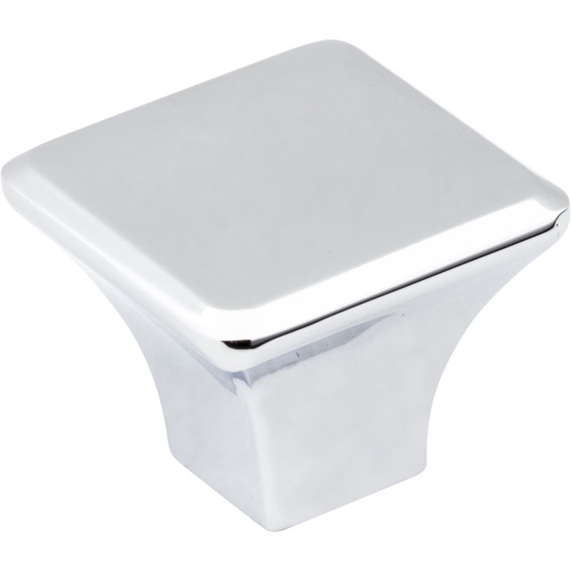 Marlo Square Knob, Polished Chrome, 1 1/4″